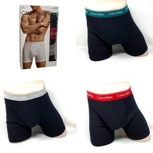 Calvin Klein 3 Pack NB4003-941 Men Underwear Cotton Black Clasic Fit Boxer Brief